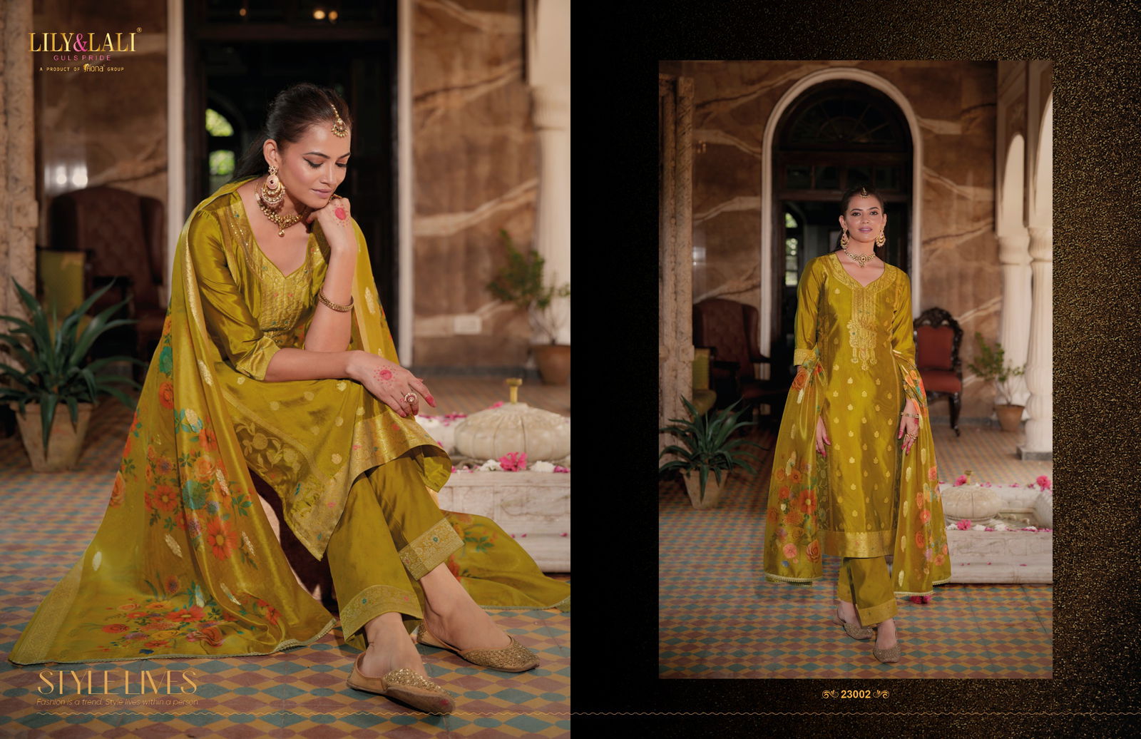 Silkyness Vol 3 By Lily And Lali Jacquard Designer Kurti With Bottom Dupatta Wholesale Price In Surat
